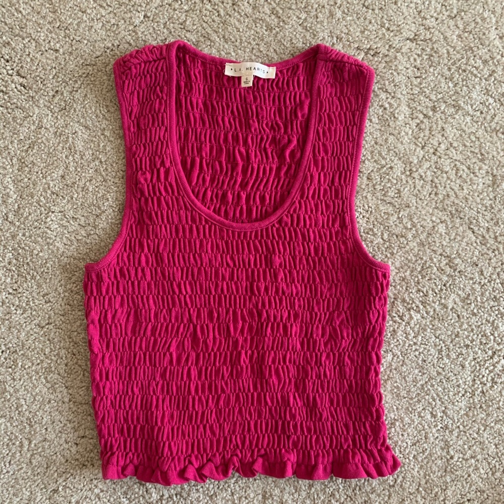 LA hearts pink tank top